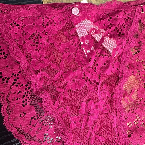 Victoria's Secret Dream Angels Mini String Bikini Burgundy - Picture 5 of 6